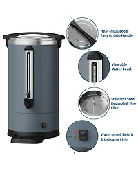 gaomon 14L Double Wall Commerical Coffee Urn, Hot Coffee Dispenser, for Wedding, Buffet, Catering, Events