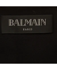 Pre-Owned Balmain Women's Silk Blend Pocket Detail Sleeveless Jacket