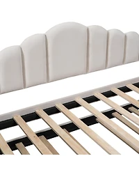 Streamdale Furniture Daybed With Trundle and Usb Ports