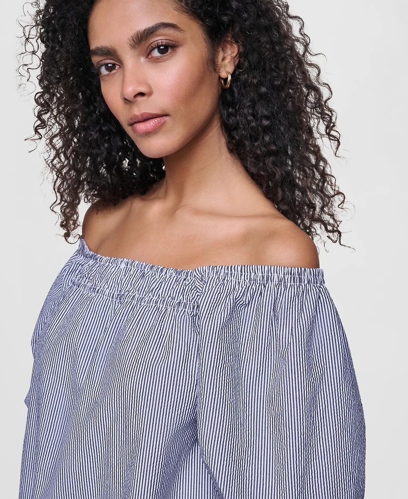 Dkny Jeans Women's Square Neck Mini Dress