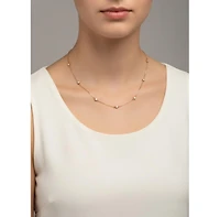 Sterling Silver Clear Cubic Zirconia Necklace