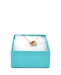 Pre-Owned Tiffany & Co Atlas X Closed Interlocking Pendant Necklace