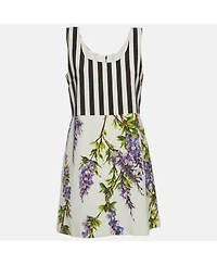Pre-Owned Dolce & Gabbana Women's Printed Cotton Mini Dress