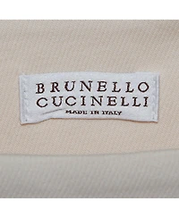 Pre-Owned Brunello Cucinelli Women's Cotton Pleat Detail Midi Skirt