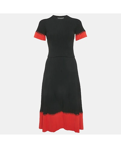 Pre-Owned Alexander Mcqueen Women's Rib Knit Skirt Set
