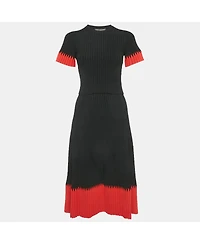 Pre-Owned Alexander Mcqueen Women's Rib Knit Skirt Set