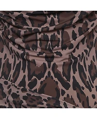 Pre-Owned Roberto Cavalli Women's Animal Printed Jersey Mini Dress
