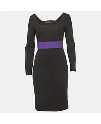 Pre-Owned Versace Women's Cotton Knit Mini Dress