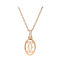 Pre-Owned Cartier Logo Double C Pendant Necklace