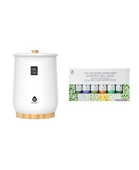 Pursonic Large-Capacity Towel Warmer with Essential Oils Bundle