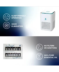 Pursonic Clean Air and Aromatherapy Bundle - True Hepa Air Purifier with 12 Essential Oils