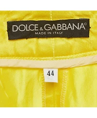 Pre-Owned Dolce & Gabbana Women's Satin Belted Trousers