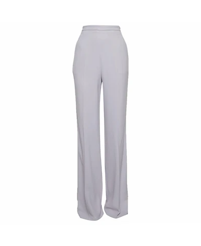 Pre-Owned Roberto Cavalli Women's Crepe Wide-Leg Trousers