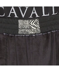 Pre-Owned Roberto Cavalli Women's Animal Printed Velvet Double Pants