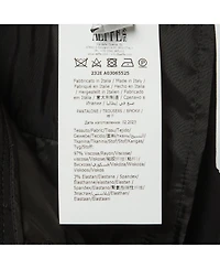 Pre-Owned Moschino Women's Crepe Straight Leg Trousers