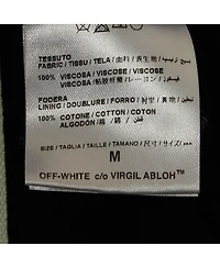 Pre-Owned Off-White Women's Crepe Straight Leg Trousers