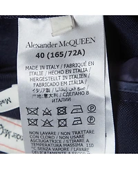 Pre-Owned Alexander Mcqueen Women's Cotton Formal Trousers