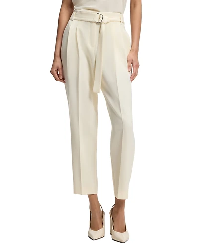 Boss by Hugo Women's Japanese Crepe Tapered-Fit Pants