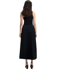Boss by Hugo Women's Skirt Rib-Knit One-Shoulder Dress