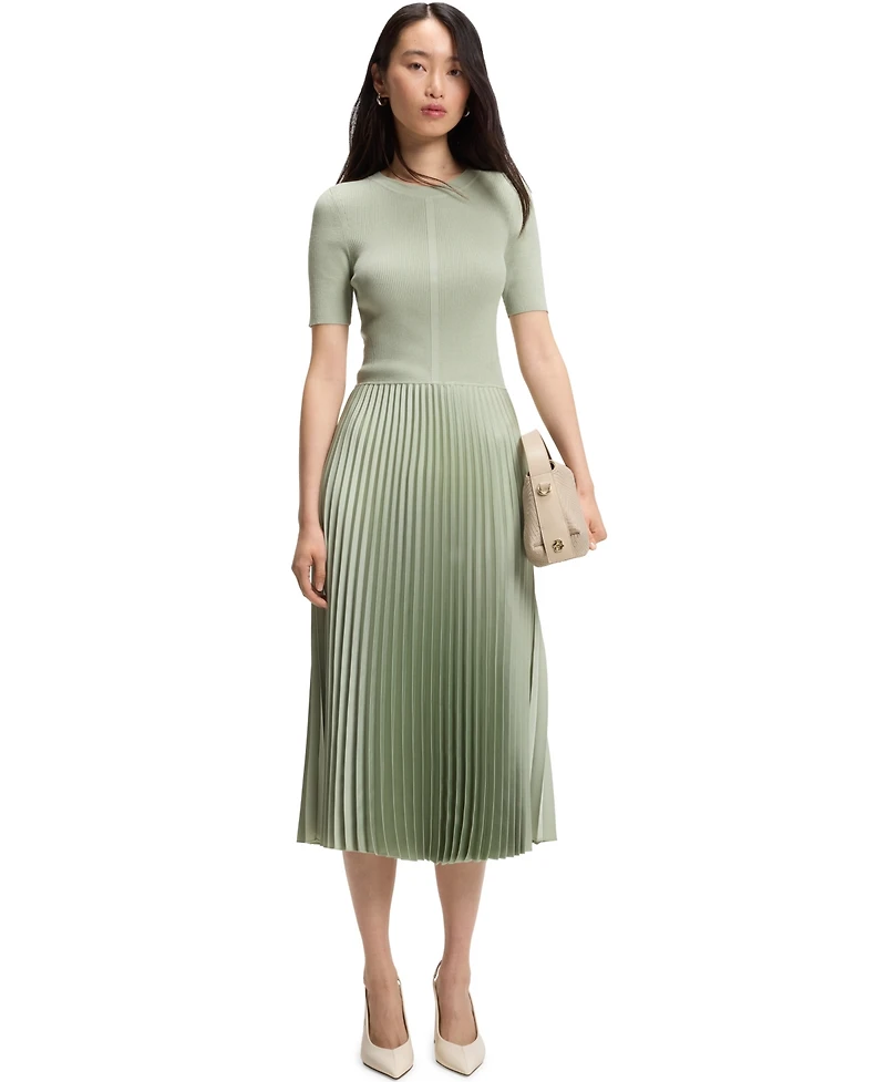 Boss by Hugo Women's Mixed-Material Dress