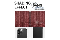 Superior Leaves Machine Washable Room Darkening Blackout Curtains