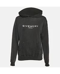 Pre-Owned Givenchy Women's Faded Cotton Distressed Hoodie
