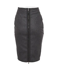 Pre-Owned Brunello Cucinelli Women's Felt Pencil Skirt