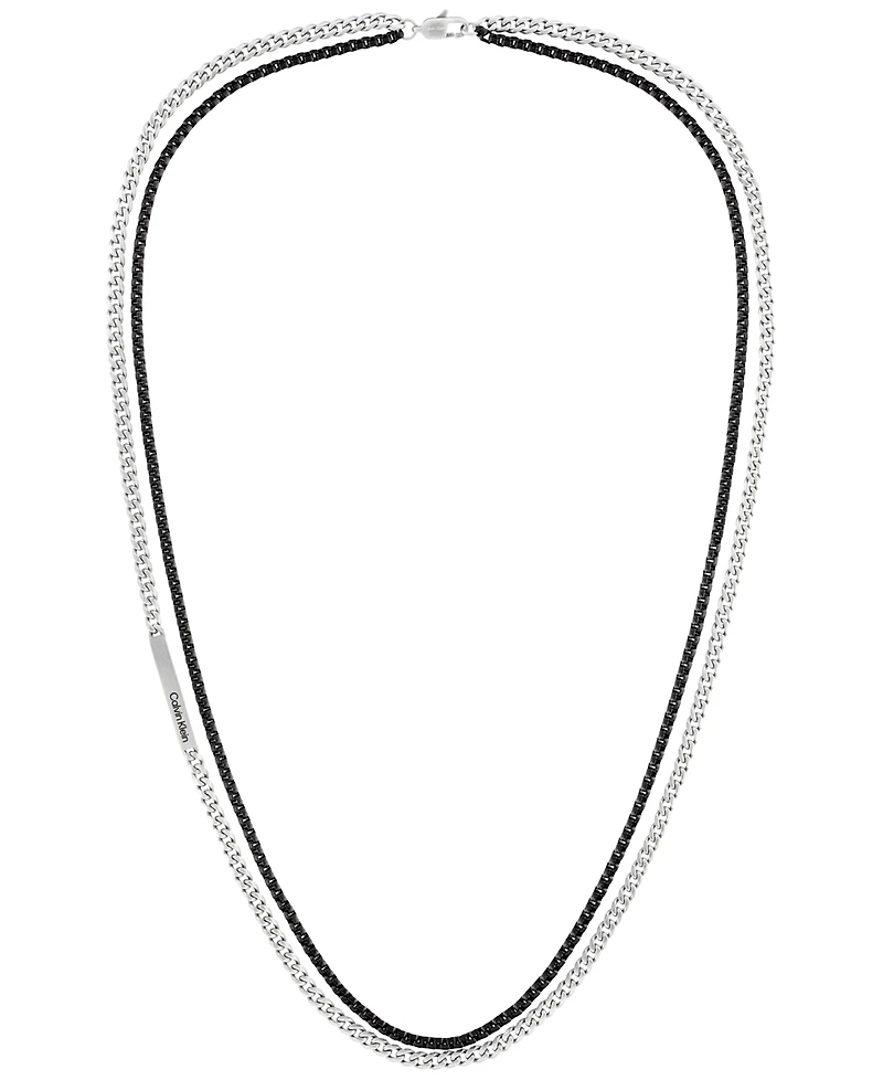 Calvin Klein Men's Stainless-Steel Industrial Hardware Necklace
