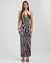 Rachel Roy Women's Halter Neck Maxi Dress