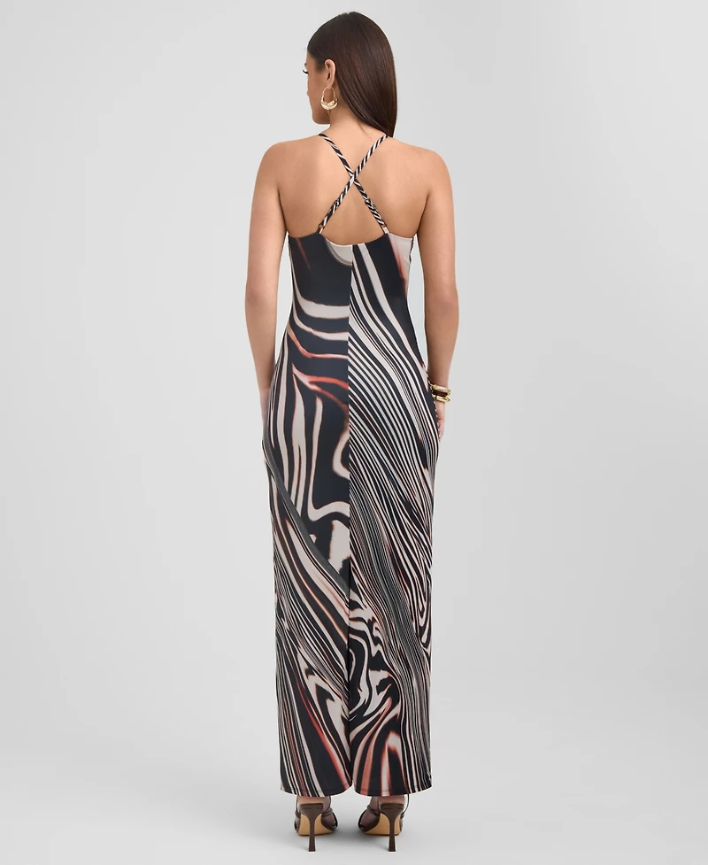 Rachel Roy Women's Halter Neck Maxi Dress