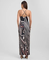 Rachel Roy Women's Halter Neck Maxi Dress