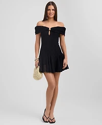 Rachel Roy Women's Arava Crochet Mini Dress