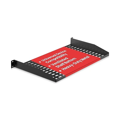 Pyle 1U Universal Server Rack Shelf Mount Tray