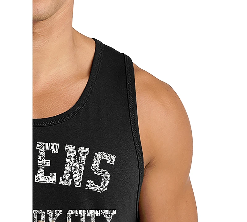 La Pop Art Men's Queens New York City Tank Top