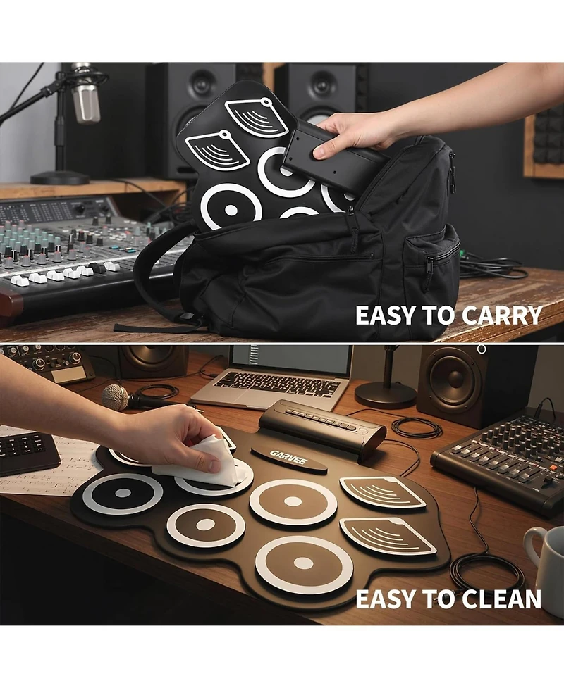 gaomon electronic Roll Up Drum Set