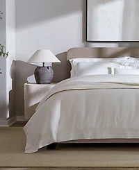 Sferra Fiona Woven Cotton Duvet Cover, Full/Queen