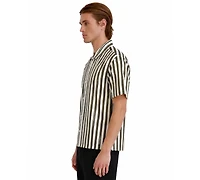 Karl Lagerfeld Paris Men's Cotton Stripe Shirt