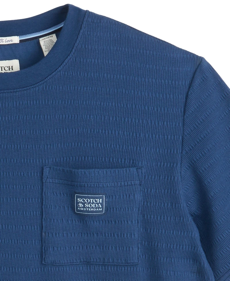 Scotch & Soda Men's Regular-Fit Seersucker T-shirt
