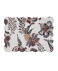 C&F Home Braelyn 100% Cotton Quilted Set of 6 Placemats 13" x 19"