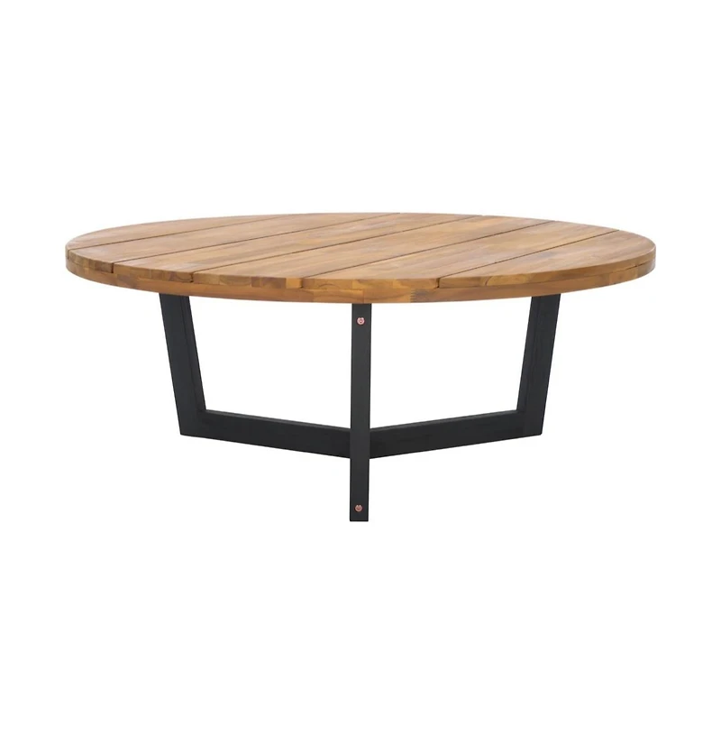 Safavieh Leo 3 Leg Round Outdoor Coffee Table