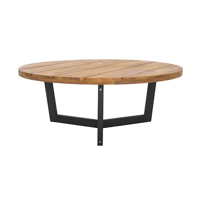 Safavieh Leo 3 Leg Round Outdoor Coffee Table
