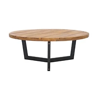 Safavieh Leo 3 Leg Round Outdoor Coffee Table
