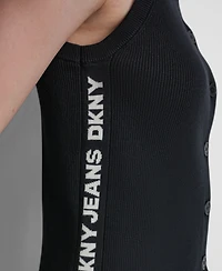 Dkny Jeans Women's Sleeveless Crewneck Sweater