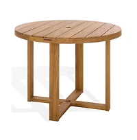 Augusta Home Mayaguana Round Teak Outdoor Dining Table