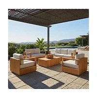 Safavieh St Lucia Teakwood Outdoor Coffee Table