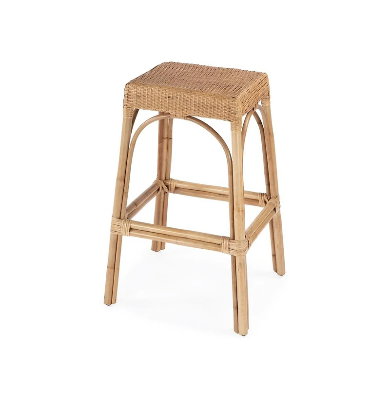 Butler Specialty Robias Rectangular Rattan Bar Stool