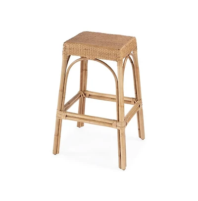 Butler Specialty Robias Rectangular Rattan Bar Stool
