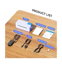 Swifint Thermal Shipping Label Printer, 4x6 Bluetooth Label Printer for Small Business, Wireless Label Maker, Works with iOS, Android, Pc