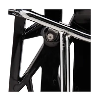 LeisureMod Modern Asbury Dining Chair w/ Chromed Legs