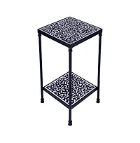 Butler Specialty Lana Resin and Bone Inlay Side Table